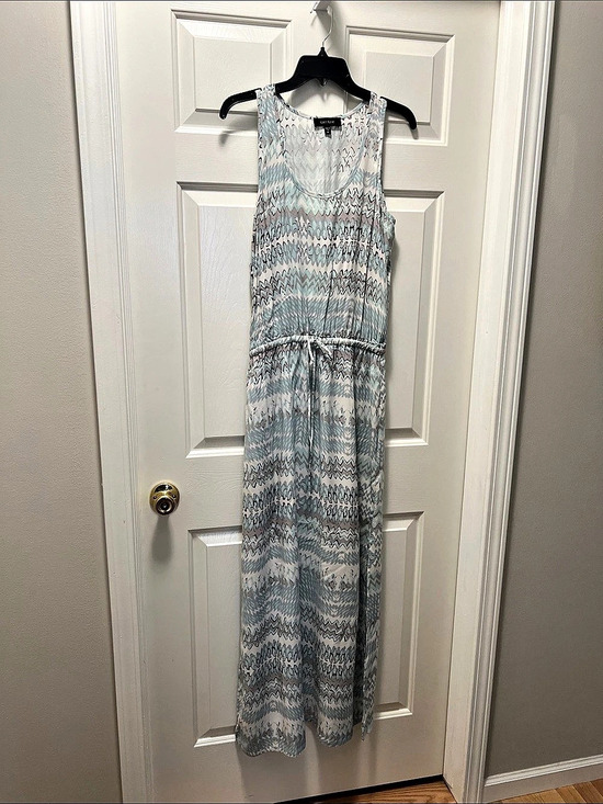 Karen Kane Dresses & Skirts - Karen Kane Chevron Zig Zag Drawstring Waist Maxi Dress Medium